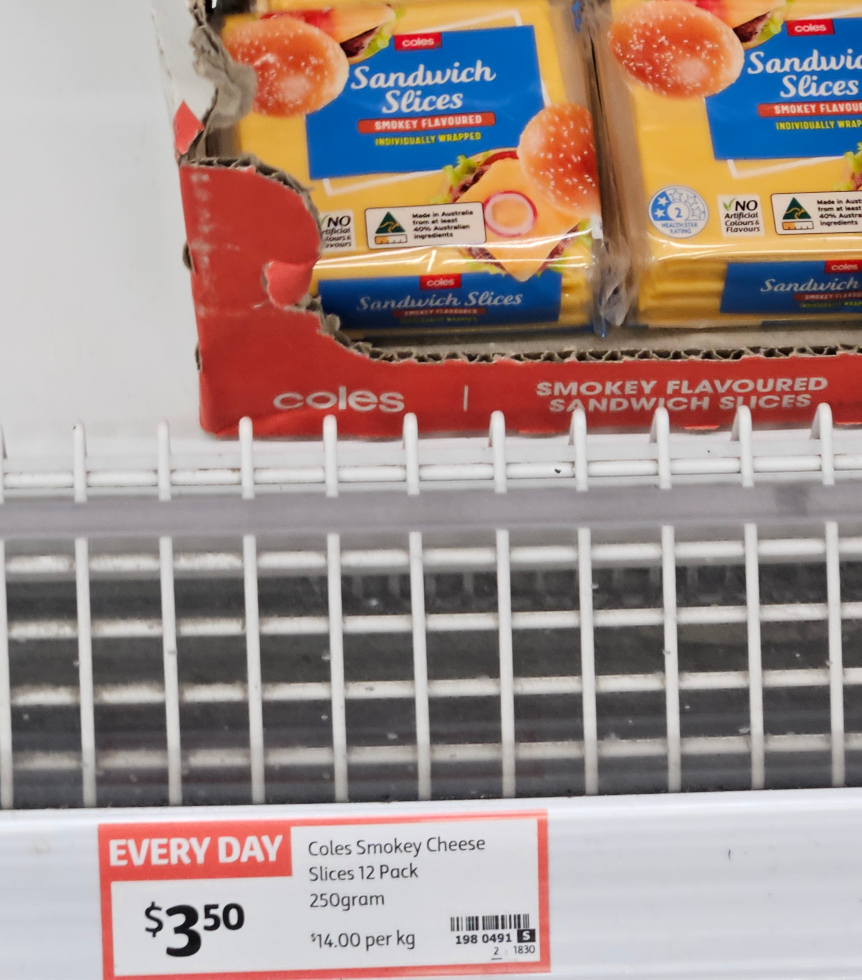 Coles 치즈