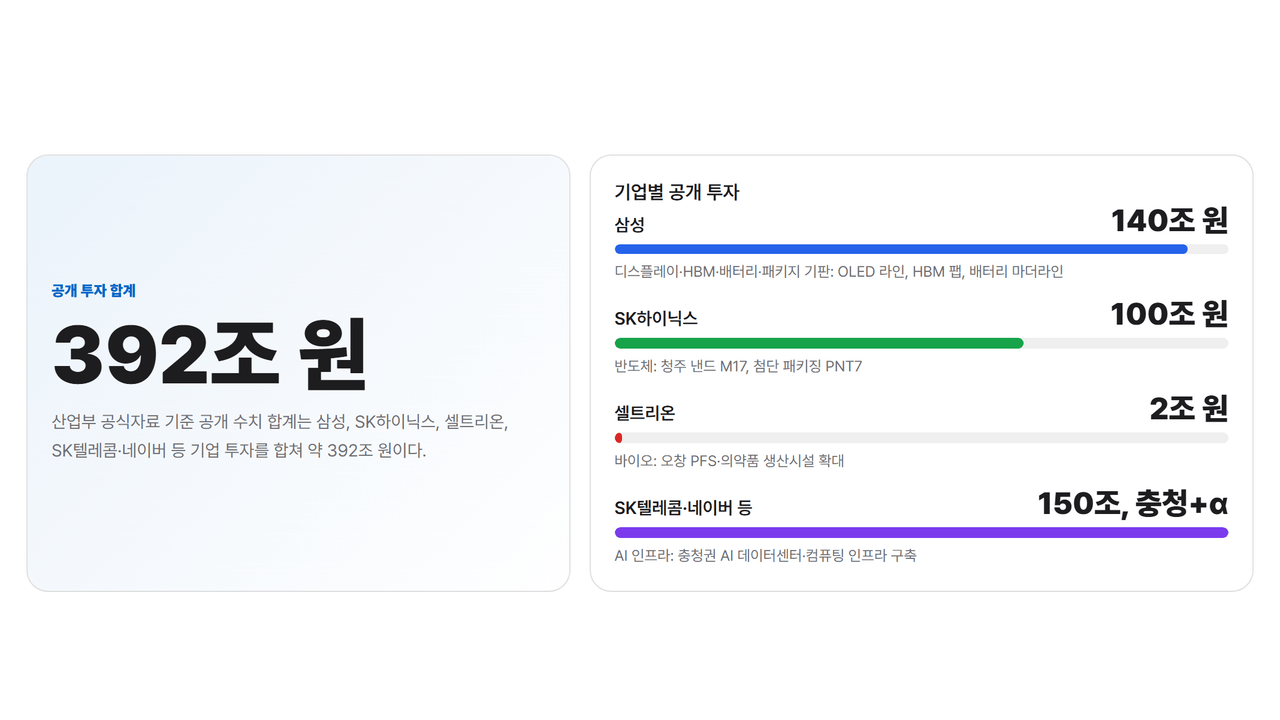 충청권 첨단산업 발전비전 국민보고회 요약
